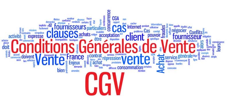 La rédaction des conditions générales de vente
